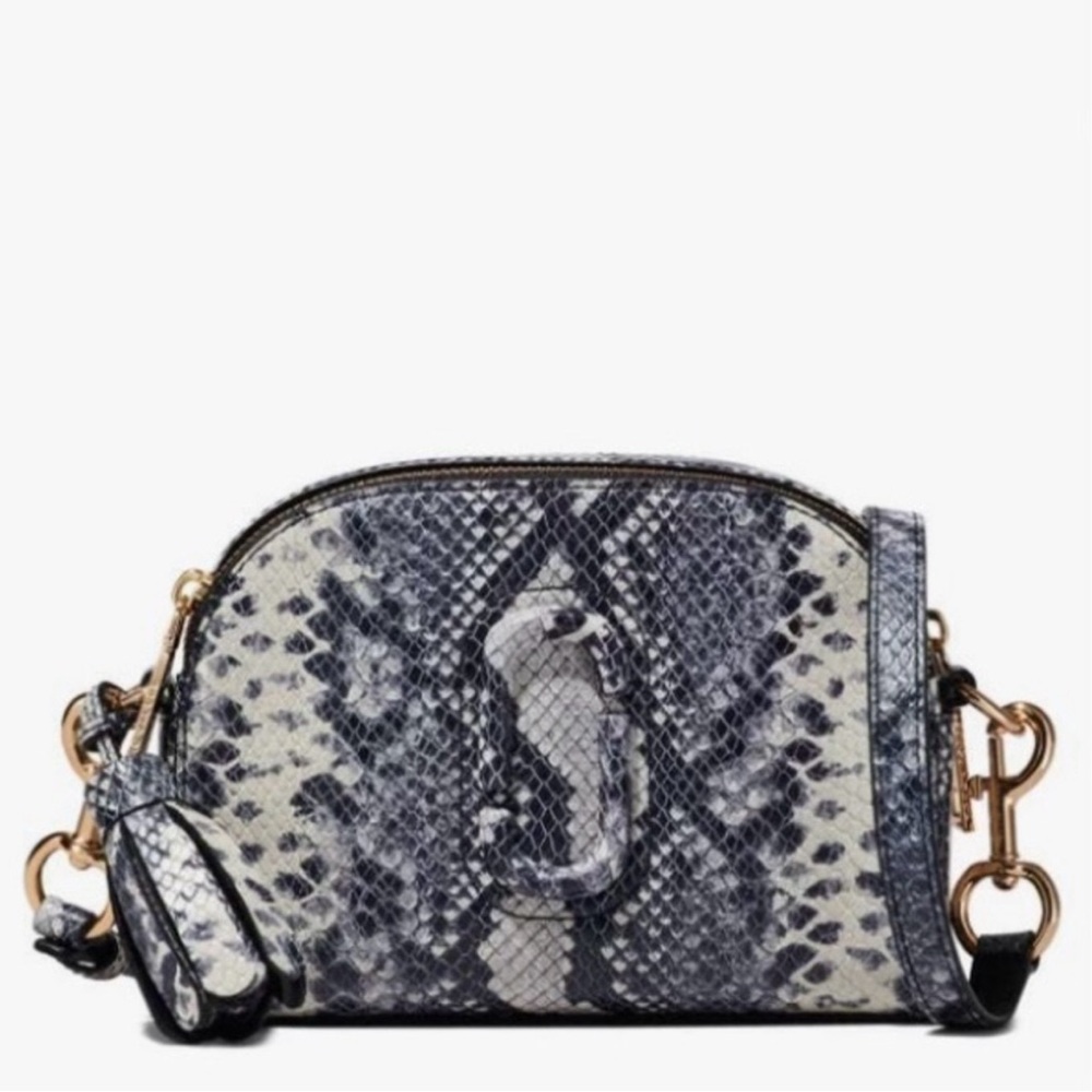 MARC JACOBS - Black and white snakeskin Crossbody Bag